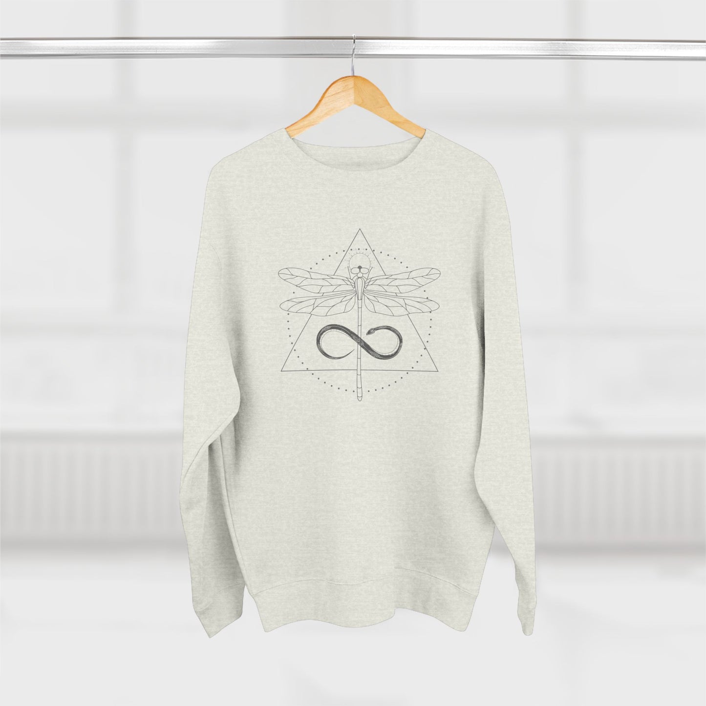 Enchanted Dragonfly Infinity Snake Sweatshirt