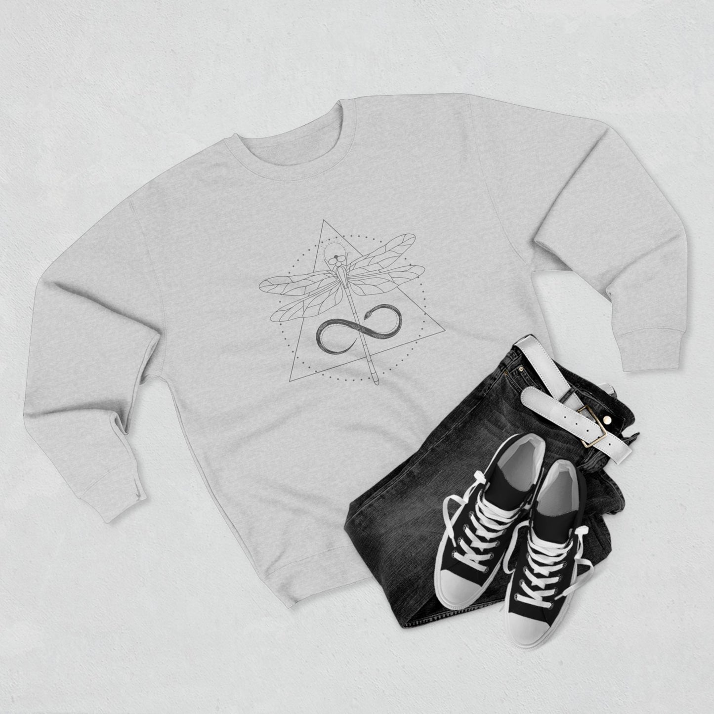 Enchanted Dragonfly Infinity Snake Sweatshirt