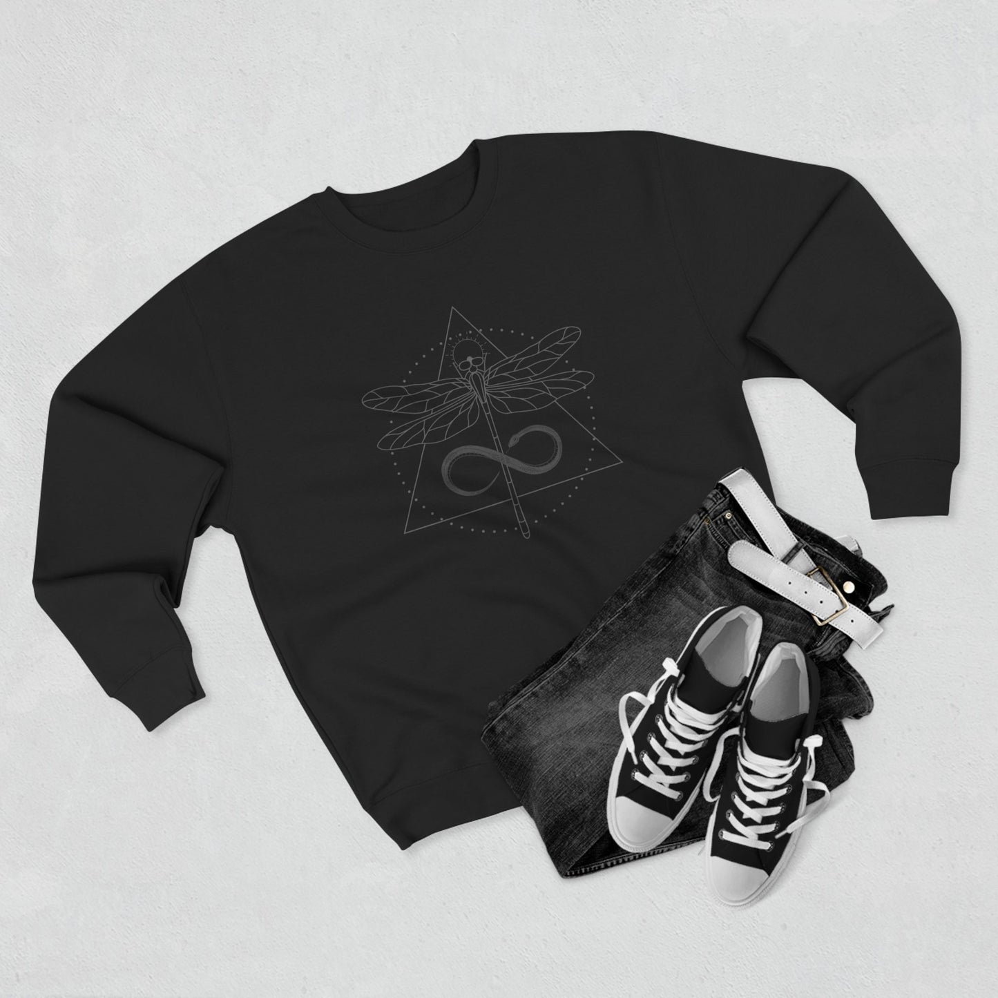 Enchanted Dragonfly Infinity Snake Sweatshirt