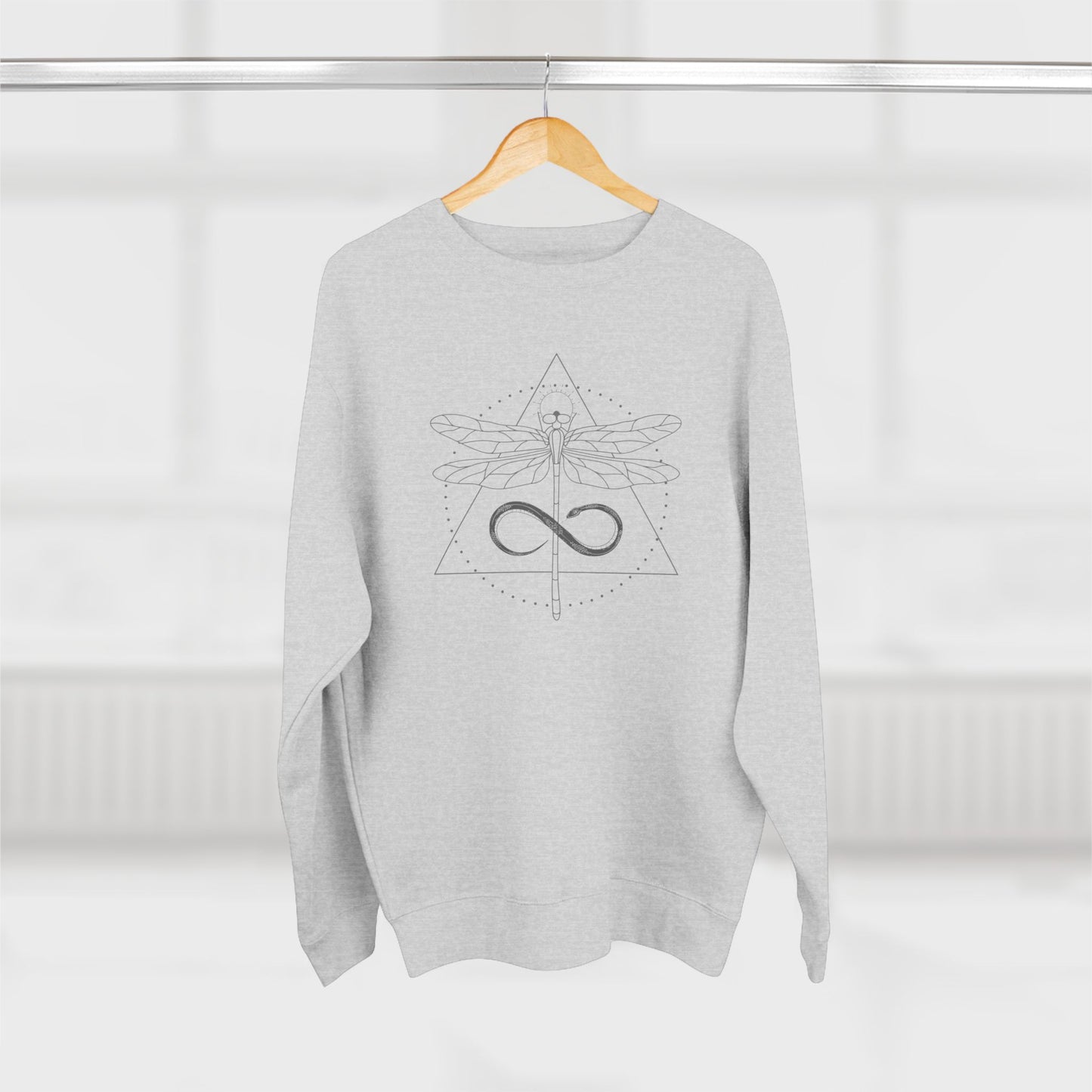 Enchanted Dragonfly Infinity Snake Sweatshirt