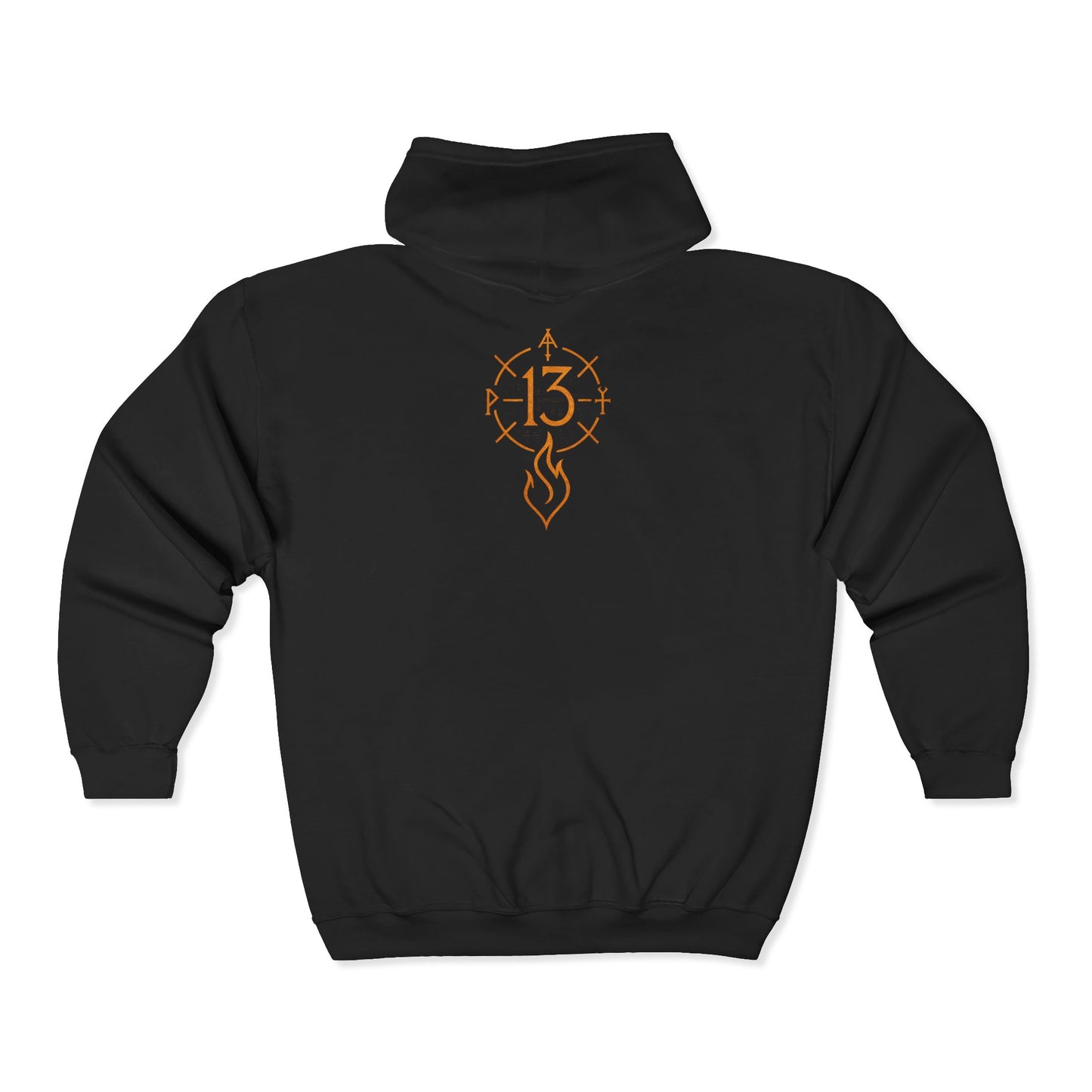 Serafina Flame Zip-Up Hoodie