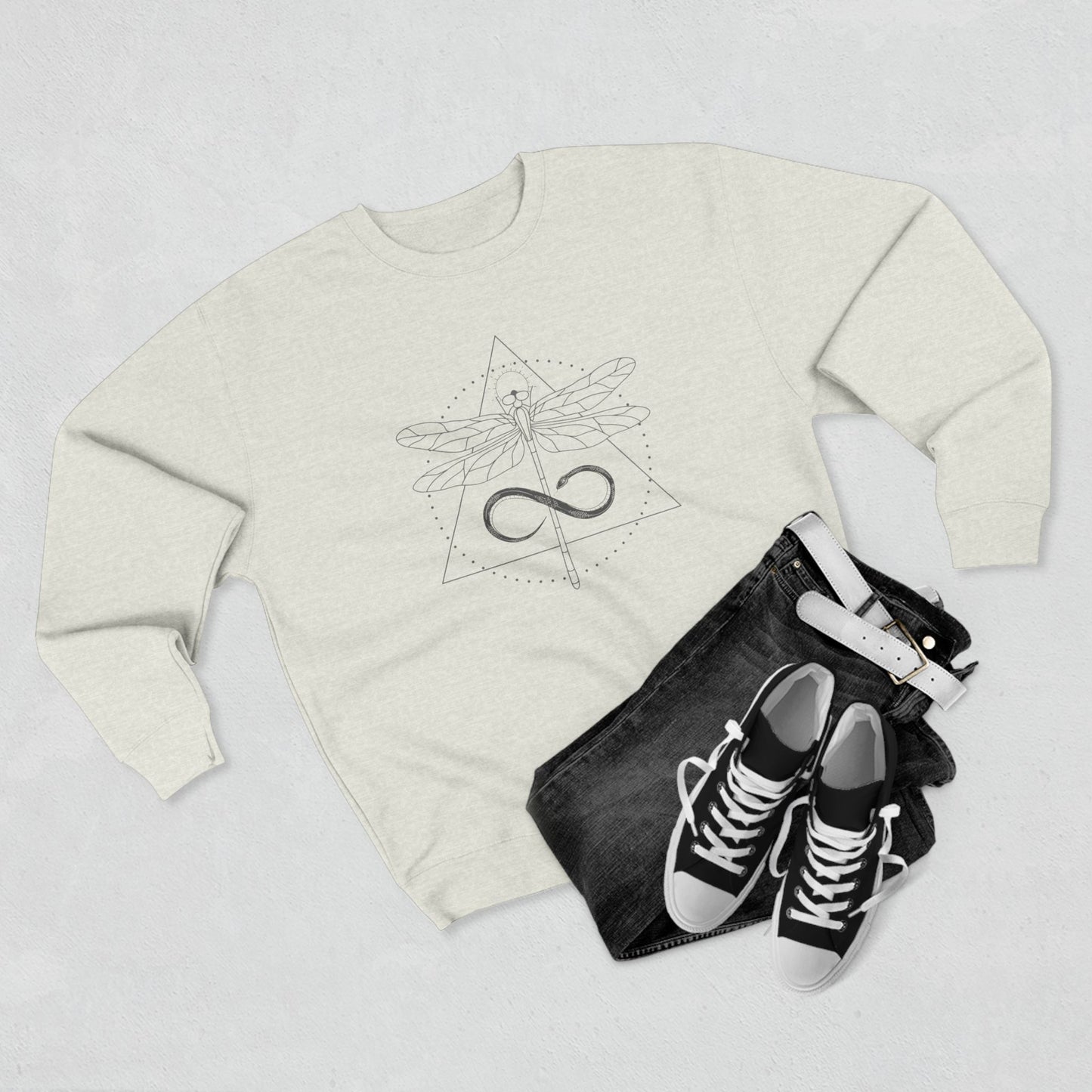 Enchanted Dragonfly Infinity Snake Sweatshirt