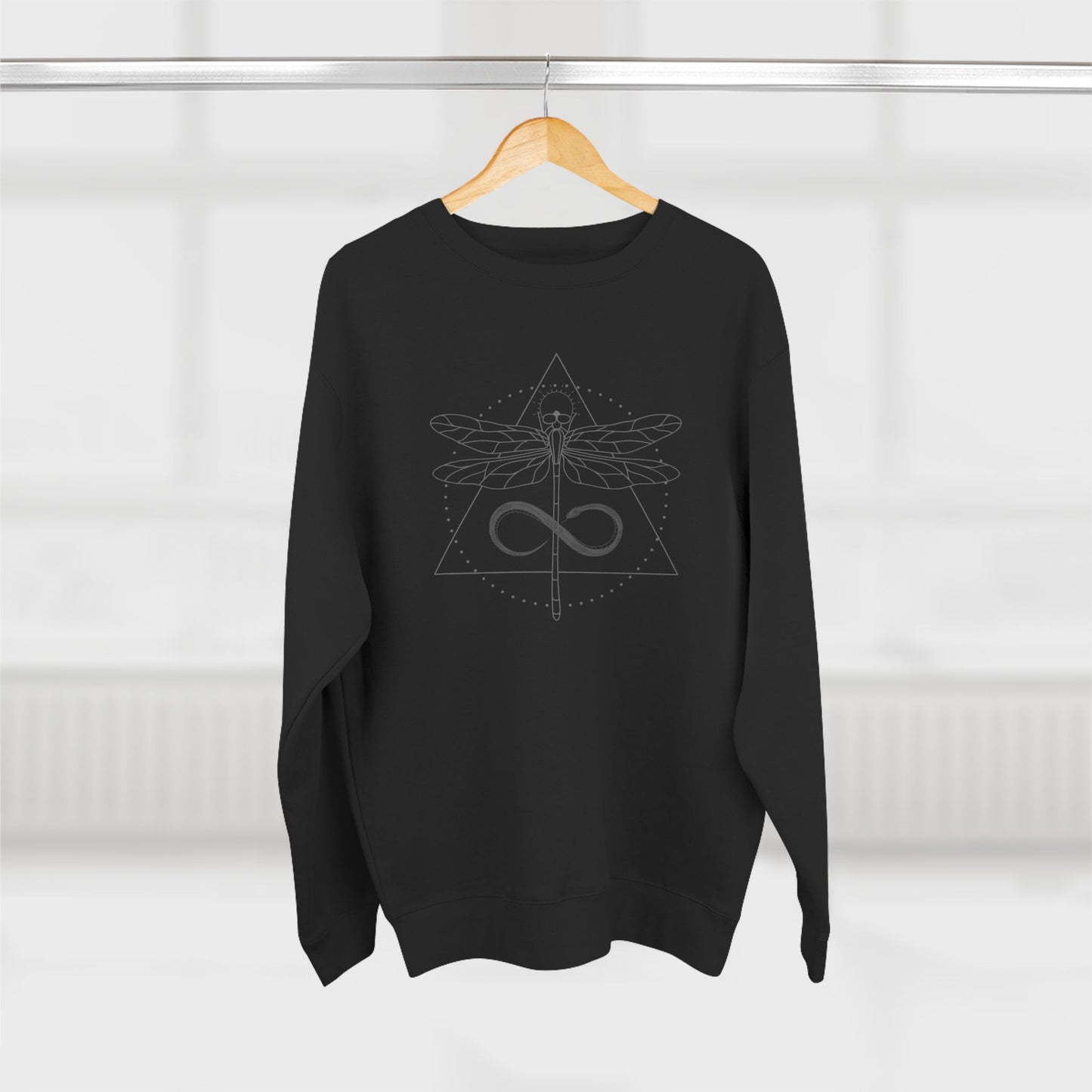 Enchanted Dragonfly Infinity Snake Sweatshirt