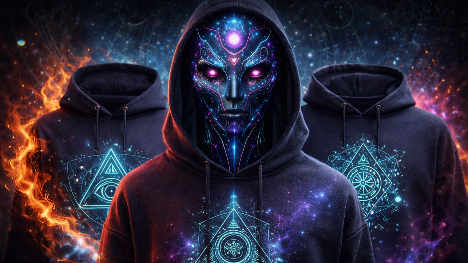 Coded Merch with Sacred Geometry and Symbols