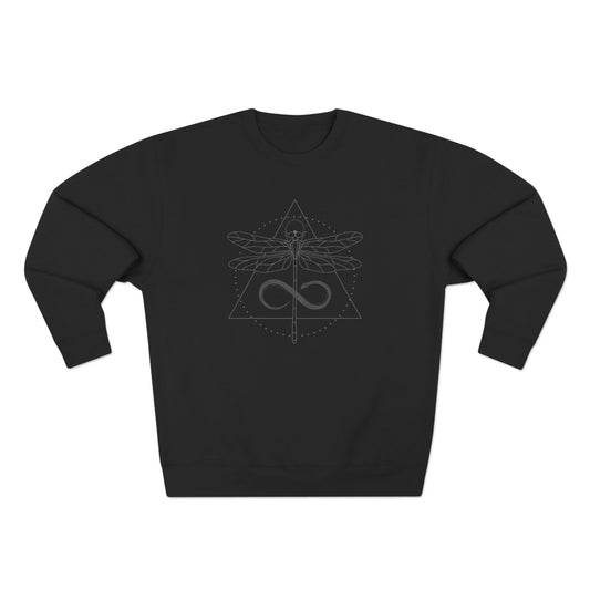 Enchanted Dragonfly Infinity Snake Sweatshirt